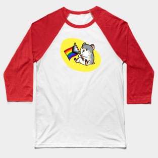 Hamster Pride Progress Flag Baseball T-Shirt